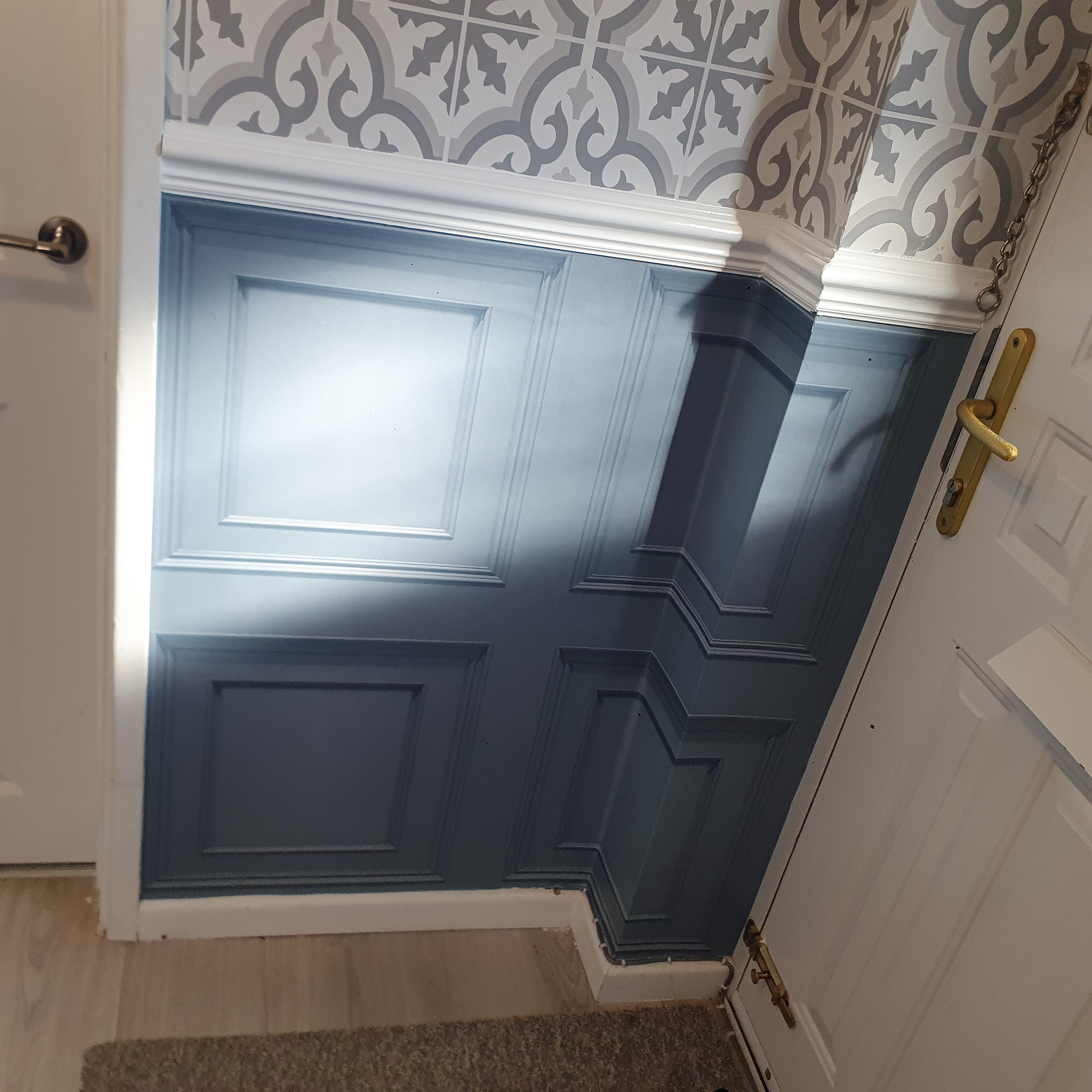 Domestic interior improvement and decorating work